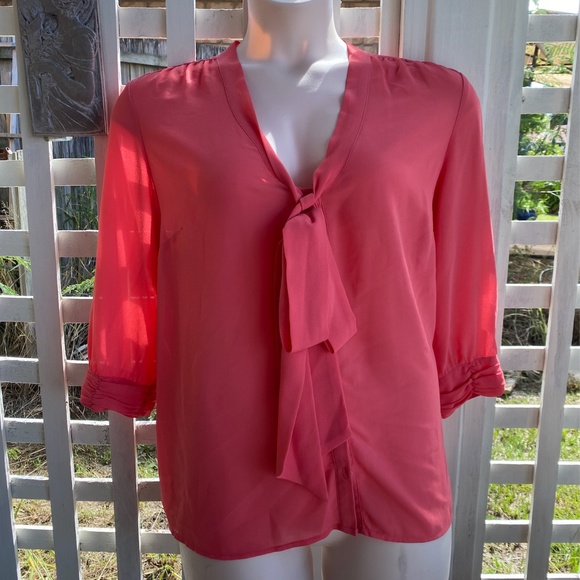 Zara Tops - Zara soft coral plus size blouse size 1X (18-20)